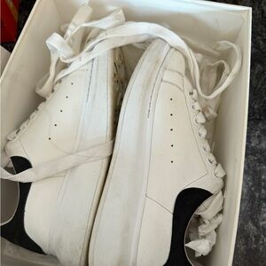 Alexander McQueen White Black Sneakers Premium Style